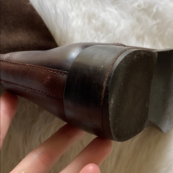 steve madden leather suede boot equestrian riding boots ritte tall boot size 6 - Picture 12 of 15